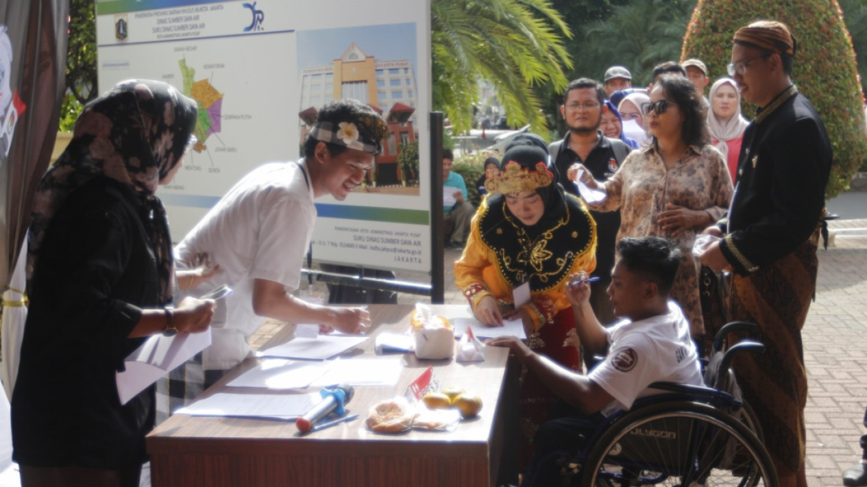 Simulasi Pemungutan Suara Pemilu 2024 Bagi Disabilitas