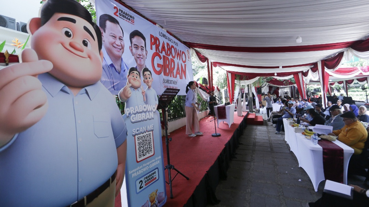 Dukung Prabowo Gibran Relawan Gelar Lomba Baca Puisi Vlix Id