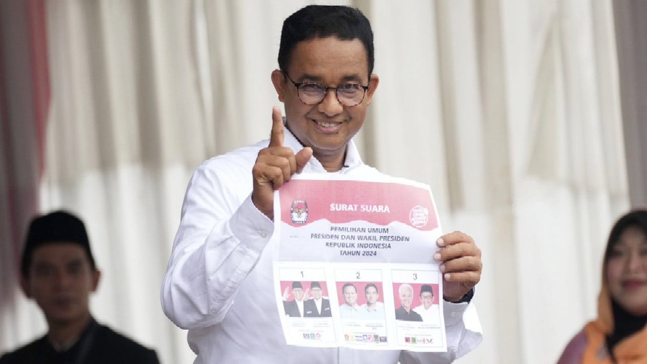 Anies Baswedan Gunakan Hak Pilihnya di Pemilu 2024