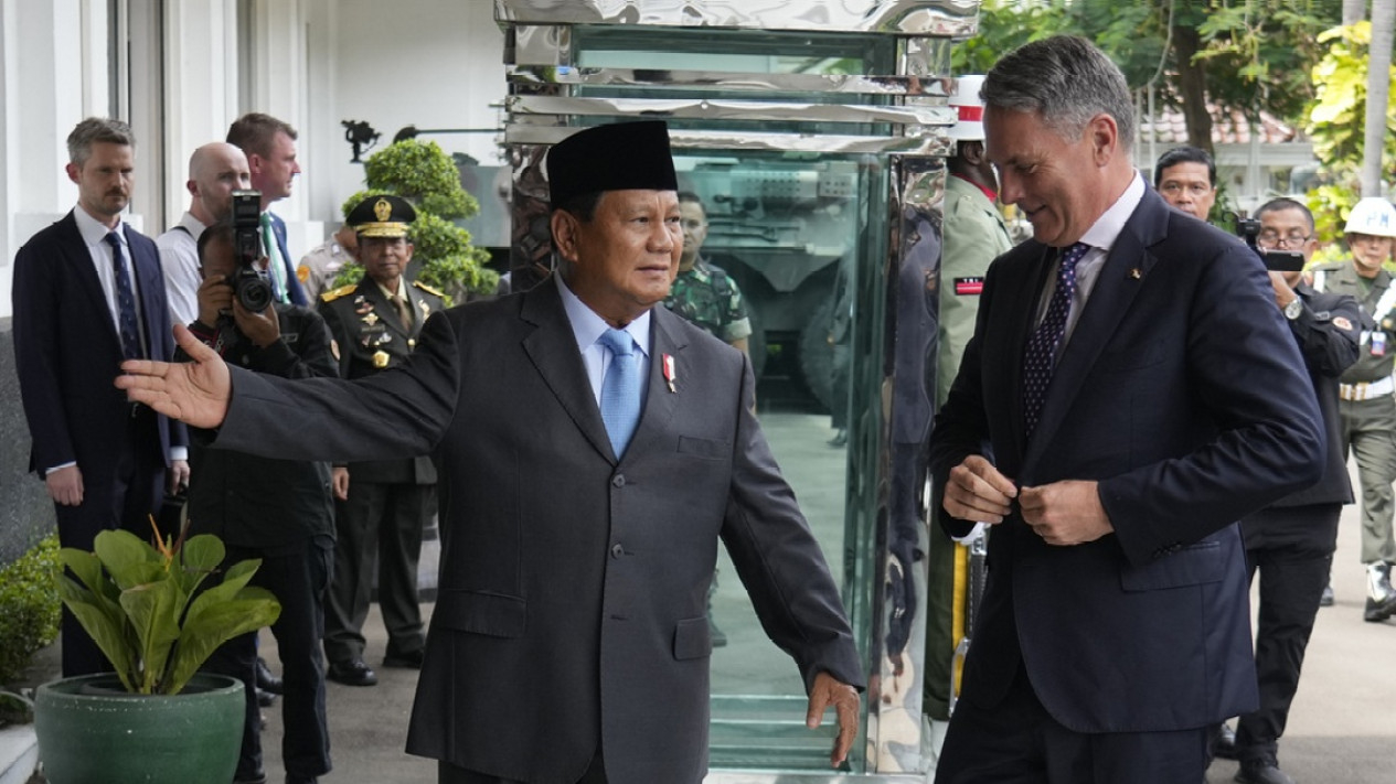 Pertemuan Menhan Prabowo dengan Wakil PM Australia