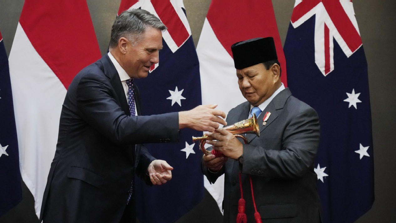Pertemuan Menhan Prabowo dengan Wakil PM Australia