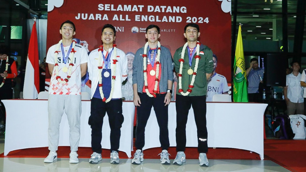 Anindya Bakrie Sambut Kedatangan Juara All England 2024