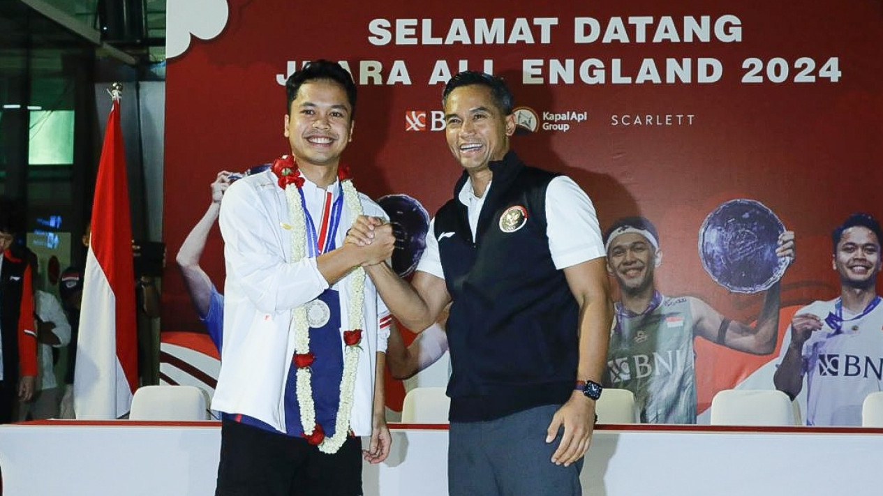 Anindya Bakrie Sambut Kedatangan Juara All England 2024