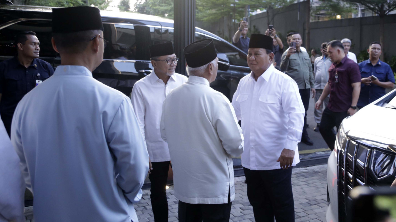 Bukber PAN Bersama Presiden Terpilih Prabowo Subianto
