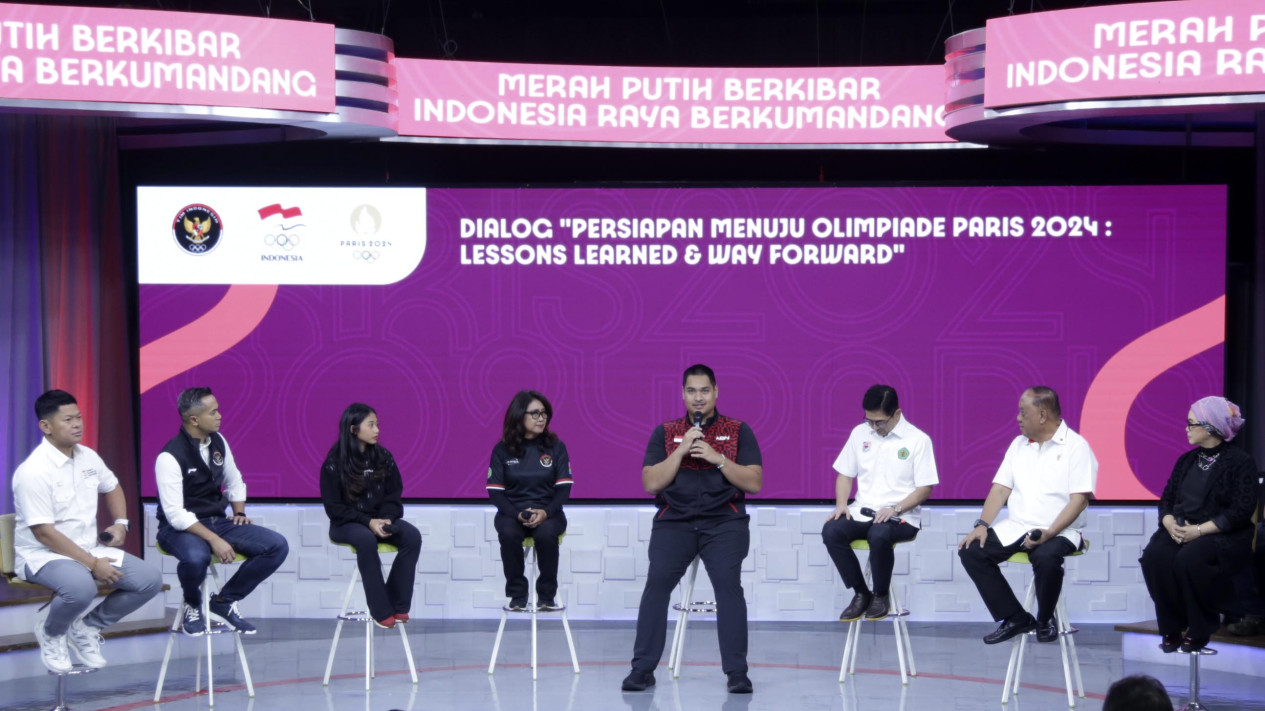 CdM Indonesia Anindya Bakrie Bahas Persiapan Olimpiade 2024