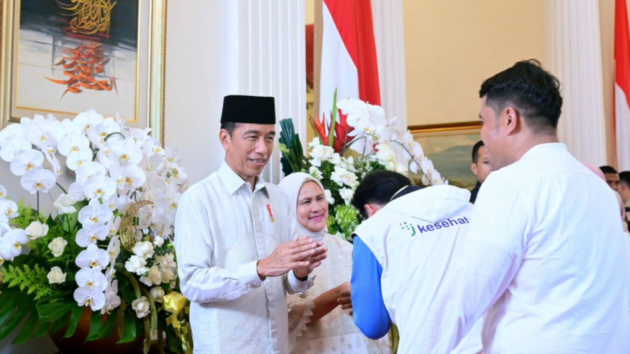 Open House Lebaran Presiden Jokowi di Istana Negara