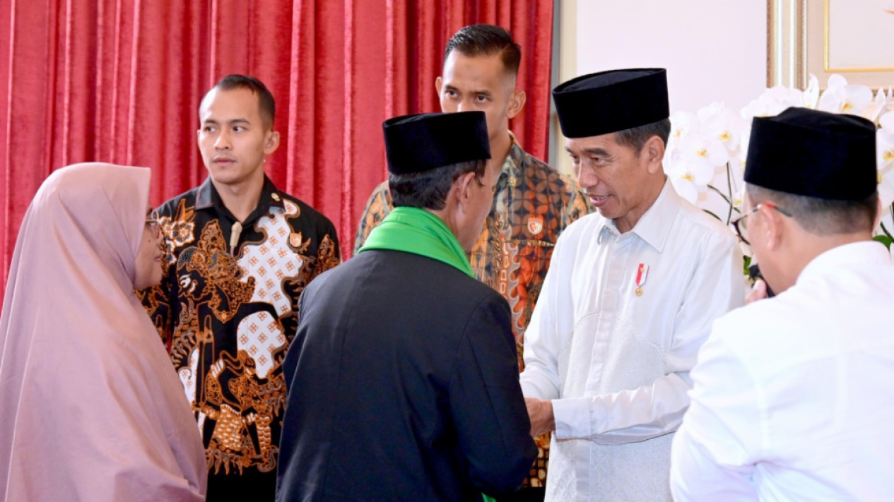 Open House Lebaran Presiden Jokowi di Istana Negara