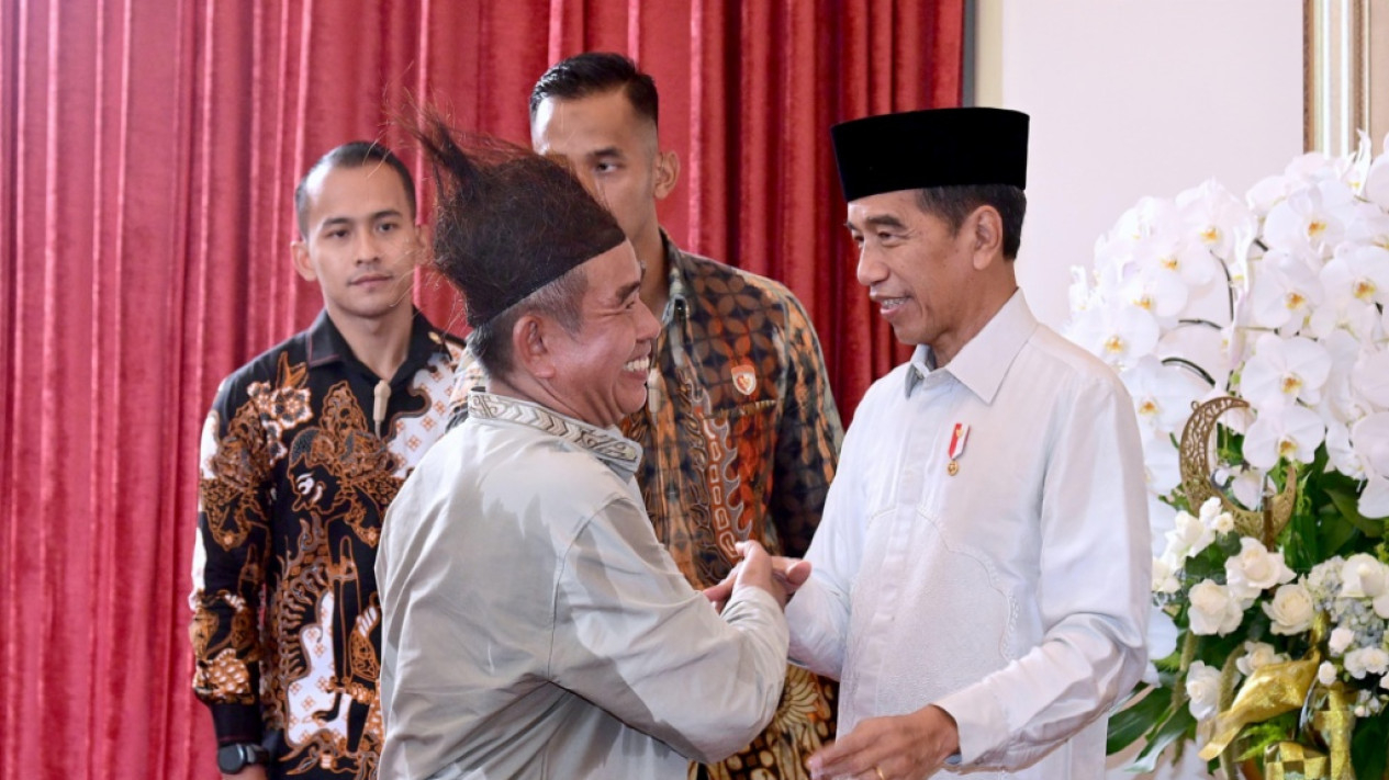 Open House Lebaran Presiden Jokowi di Istana Negara