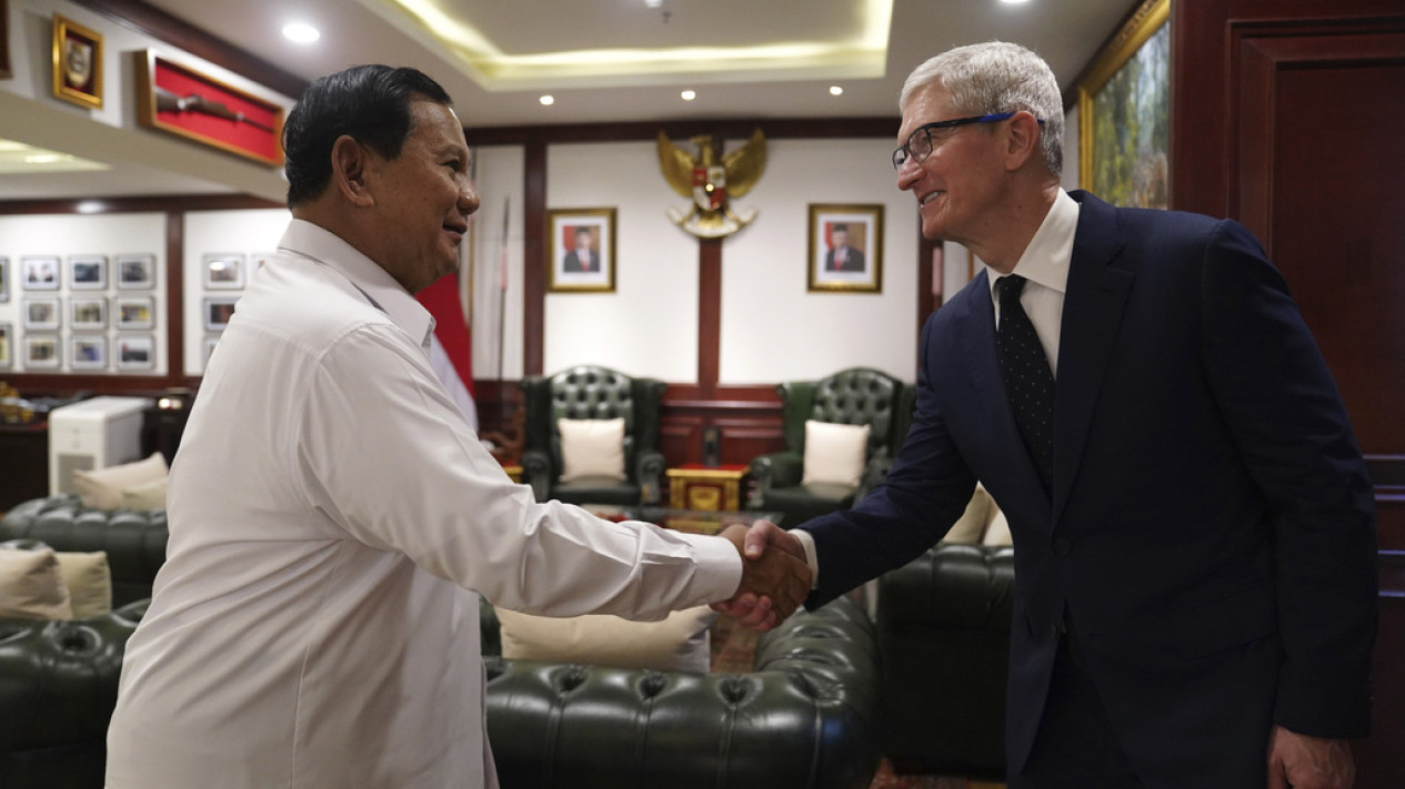 CEO Apple Tim Cook Bertemu Presiden Jokowi dan Prabowo