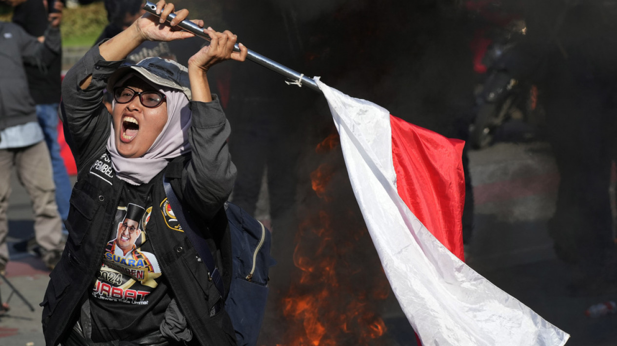 Aksi Demo Usai Putusan MK Terkait Perselisihan Hasil Pilpres