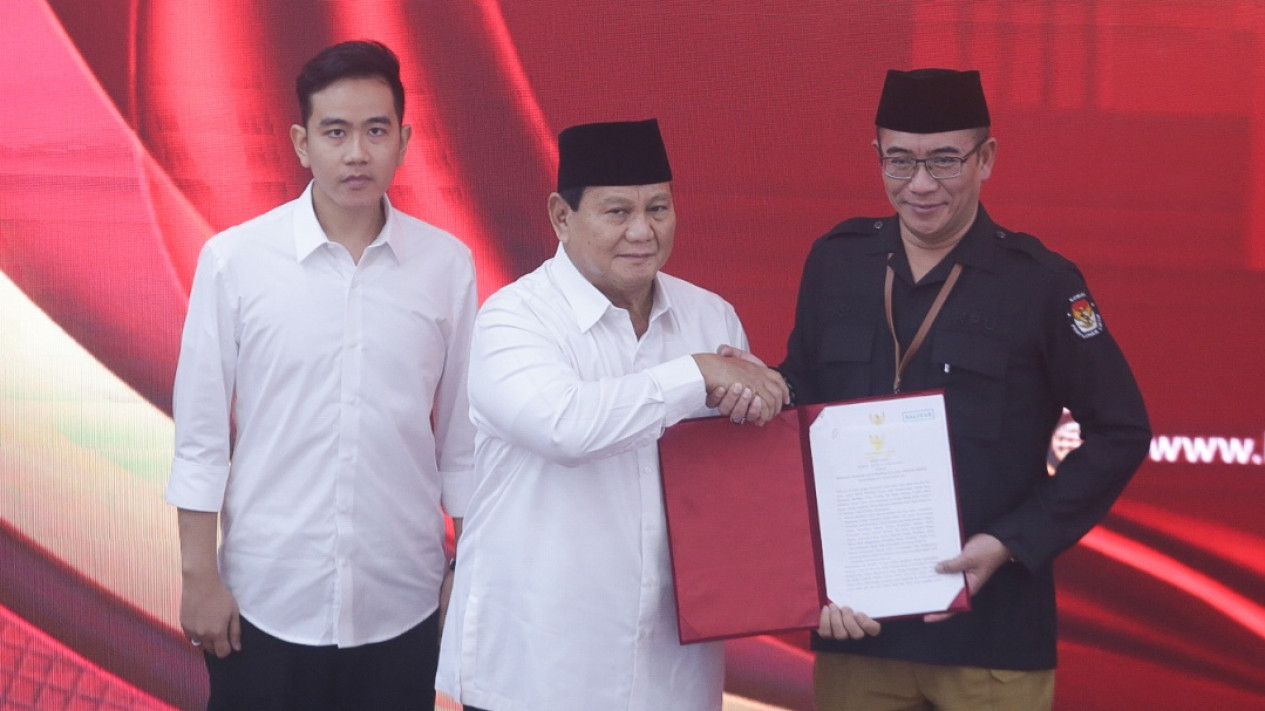 Penetapan Prabowo-Gibran Presiden-Wapres Terpilih di KPU