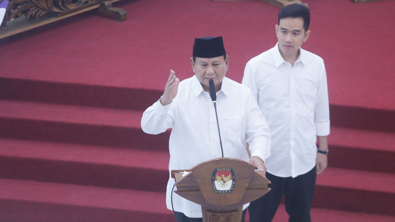 Penetapan Prabowo-Gibran Presiden-Wapres Terpilih di KPU