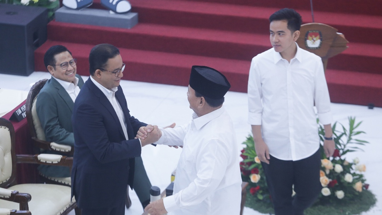 Penetapan Prabowo-Gibran Presiden-Wapres Terpilih di KPU
