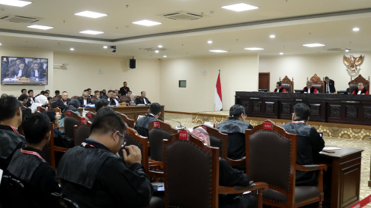 Mahkamah Konstitusi Gelar Sidang Sengketa Hasil Pileg 2024