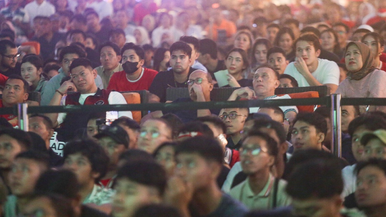 Anindya Bakrie Nonton Bareng Timnas U23 di Semifinal AFC