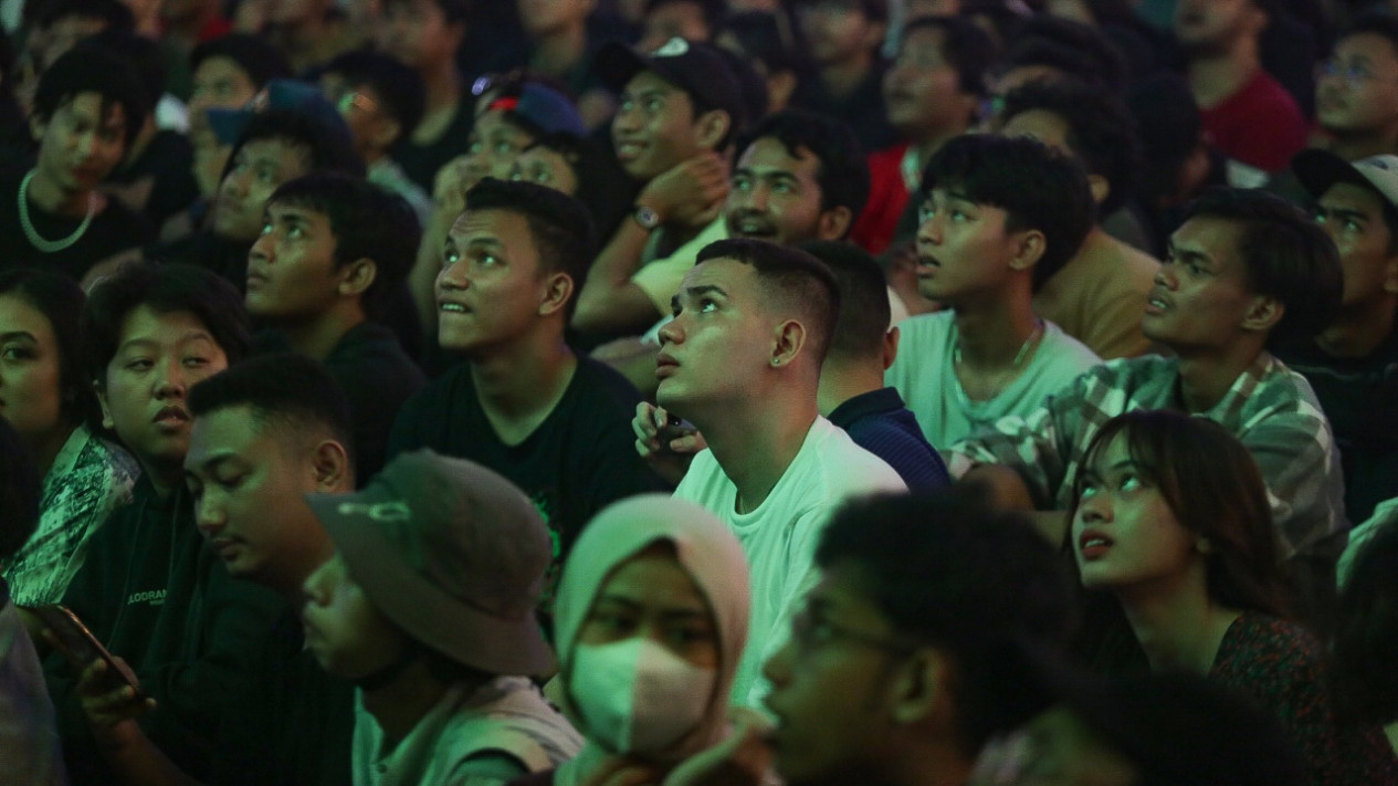Anindya Bakrie Nonton Bareng Timnas U23 di Semifinal AFC