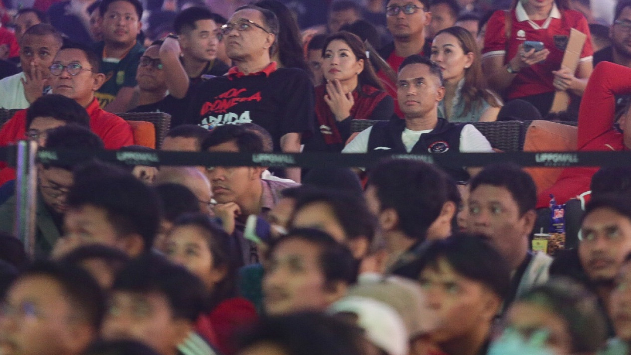 Anindya Bakrie Nonton Bareng Timnas U23 di Semifinal AFC