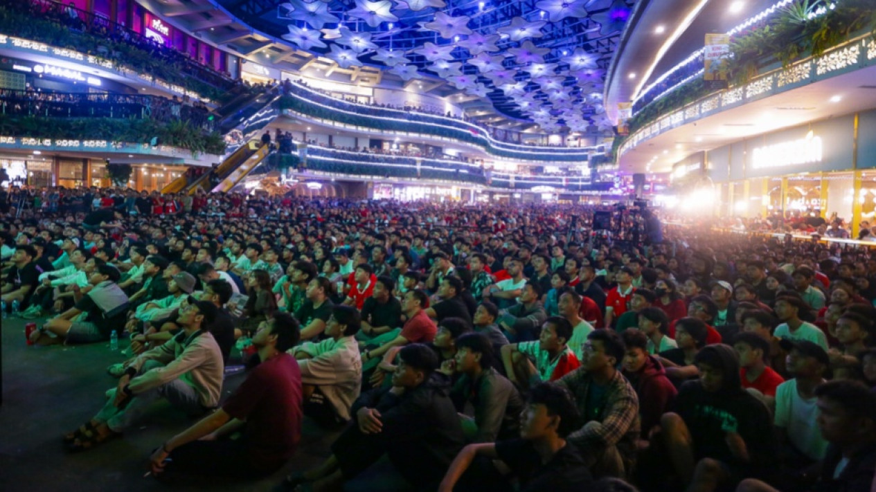 Anindya Bakrie Nonton Bareng Timnas U23 di Semifinal AFC