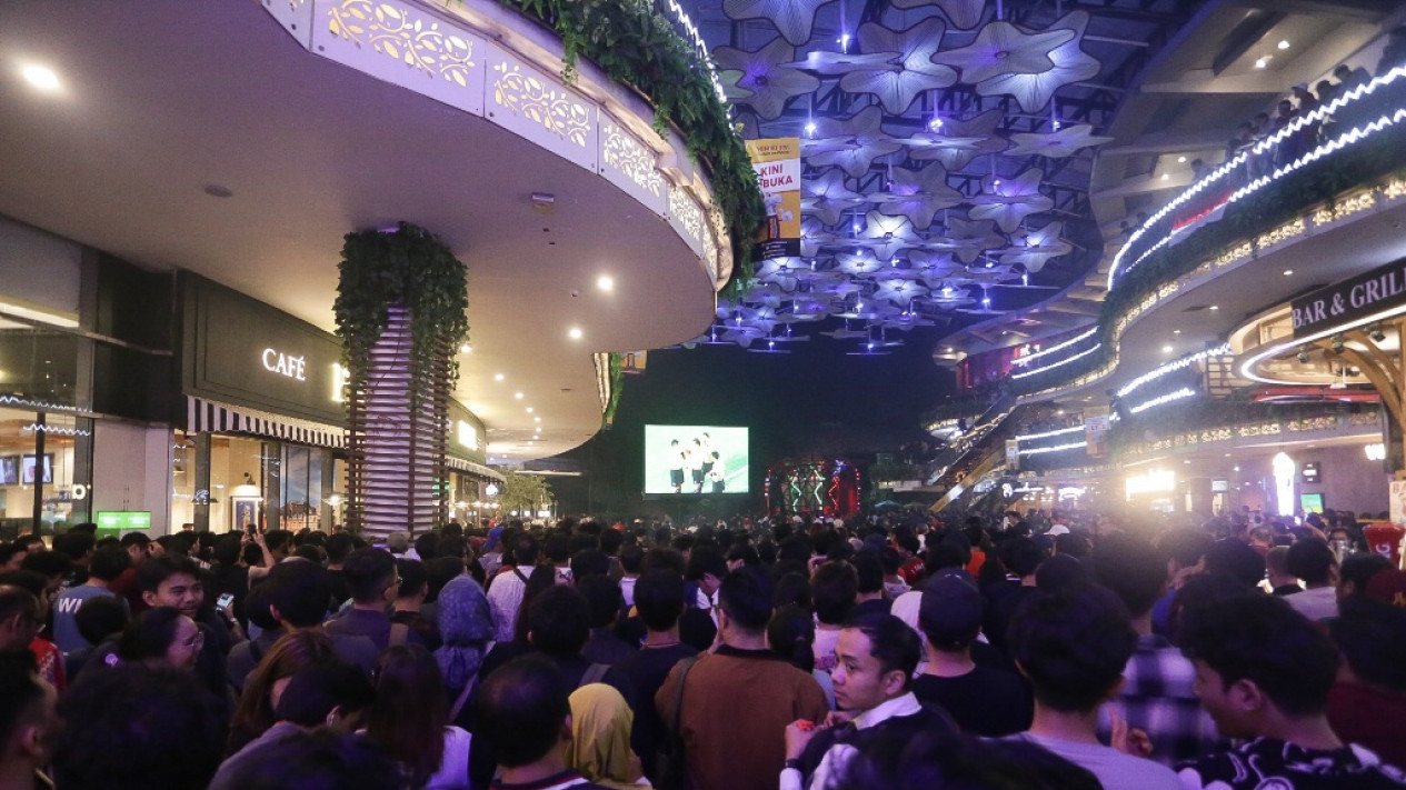 Anindya Bakrie Nonton Bareng Timnas U23 di Semifinal AFC