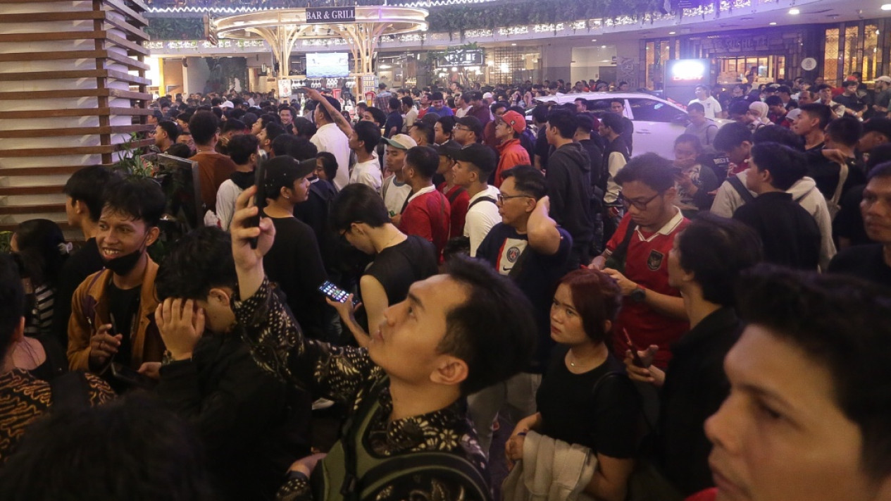Anindya Bakrie Nonton Bareng Timnas U23 di Semifinal AFC