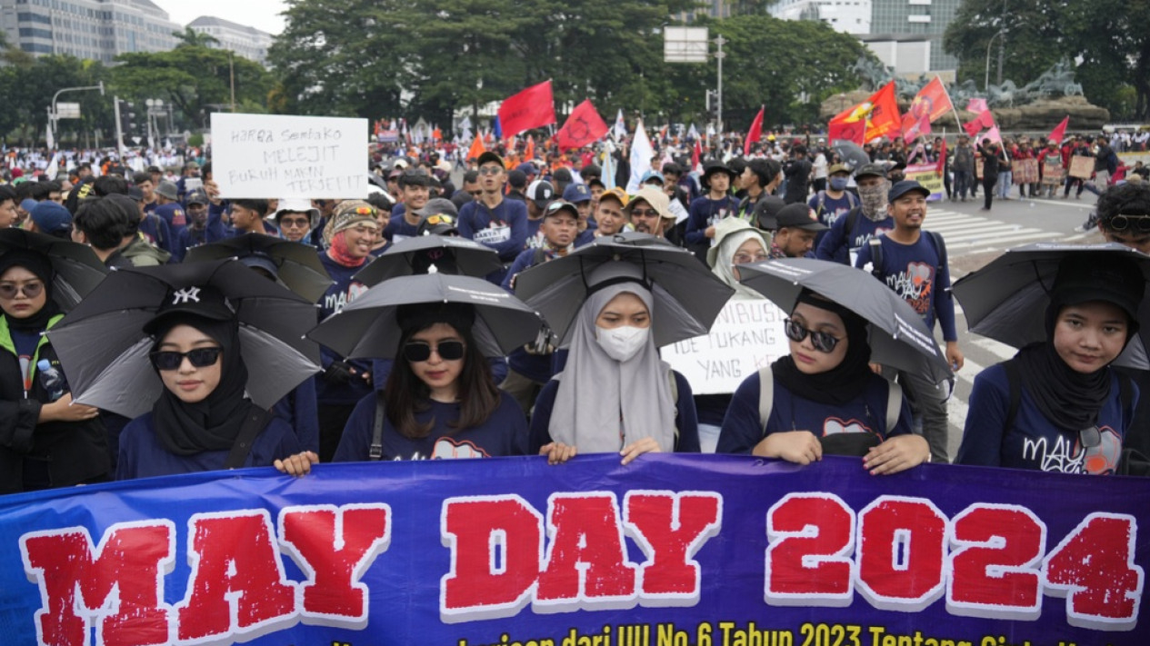 Peringatan Hari Buruh May Day 2024