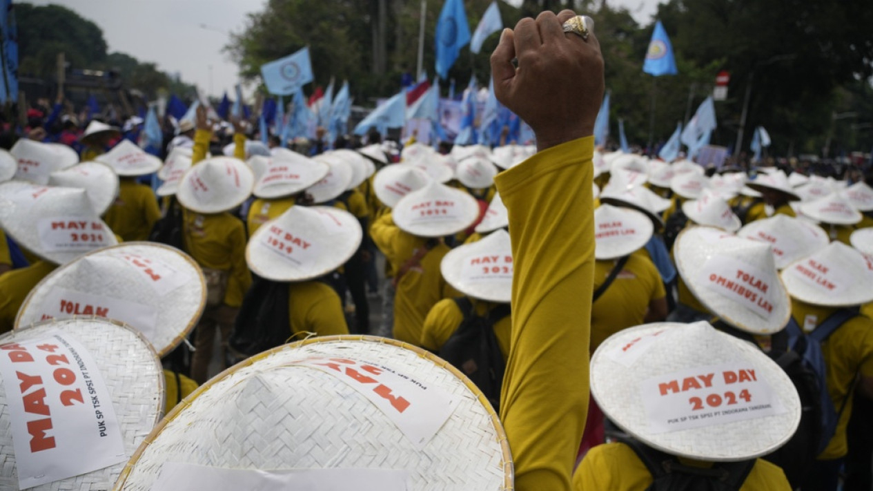 Peringatan Hari Buruh May Day 2024
