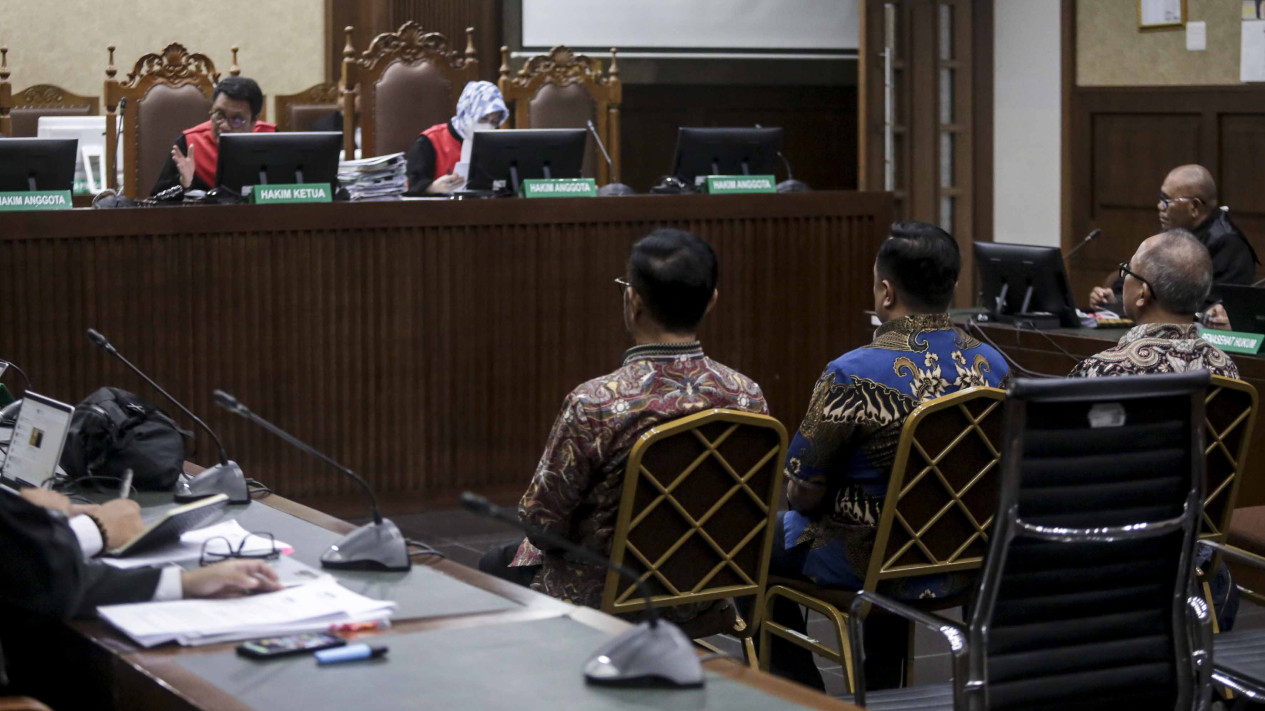 Sidang Sekjen Kementan Kasdi Subagyono