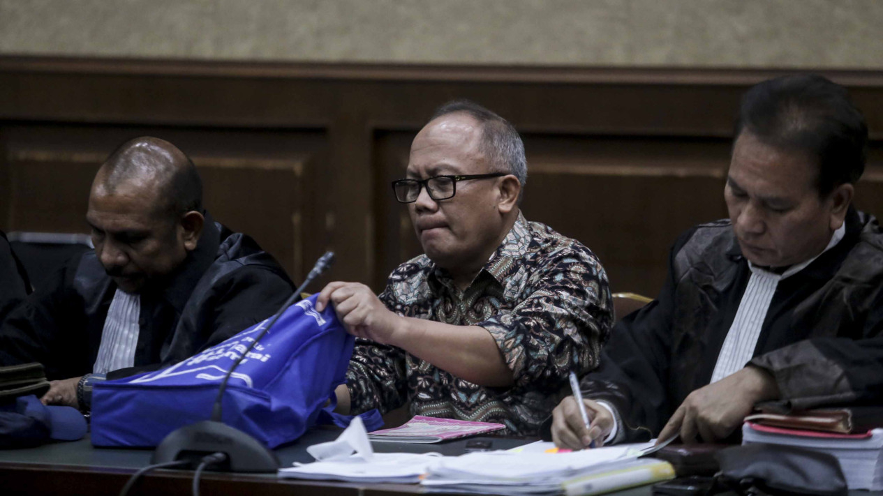 Sidang Sekjen Kementan Kasdi Subagyono