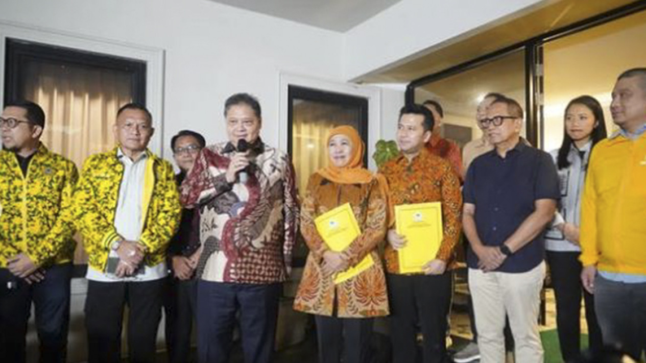 Golkar Resmi Dukung Khofifah-Emil Maju Cagub-cawagub Jatim