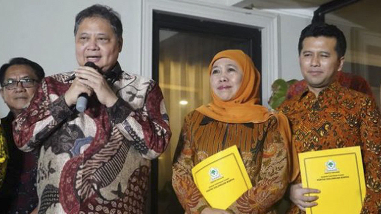 Golkar Resmi Dukung Khofifah-Emil Maju Cagub-cawagub Jatim