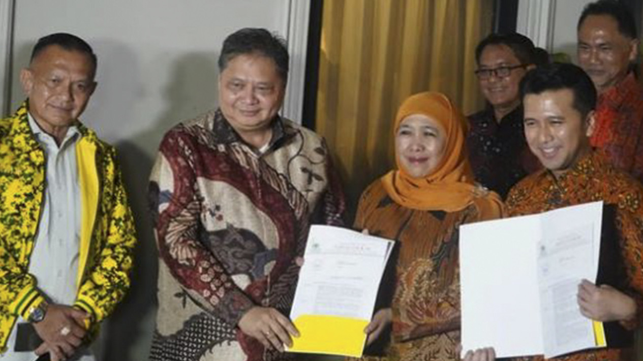 Golkar Resmi Dukung Khofifah-Emil Maju Cagub-cawagub Jatim