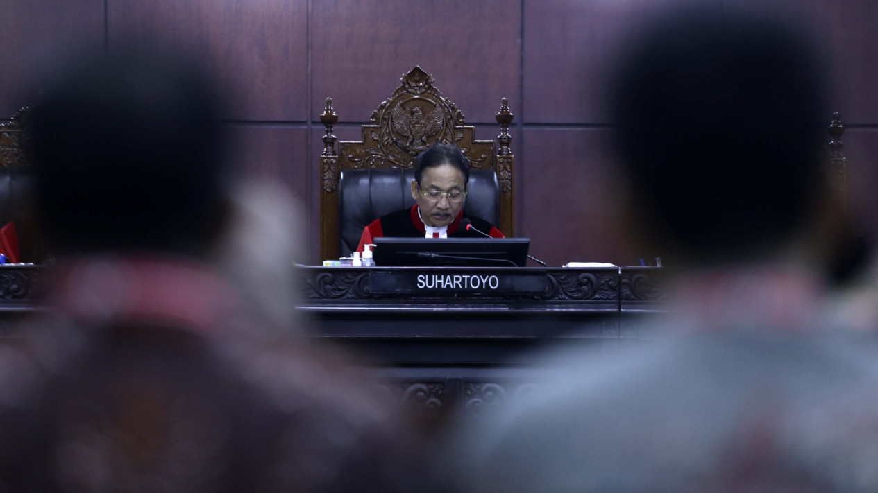 Sidang Putusan Dismissal MK PHPU Pileg 2024
