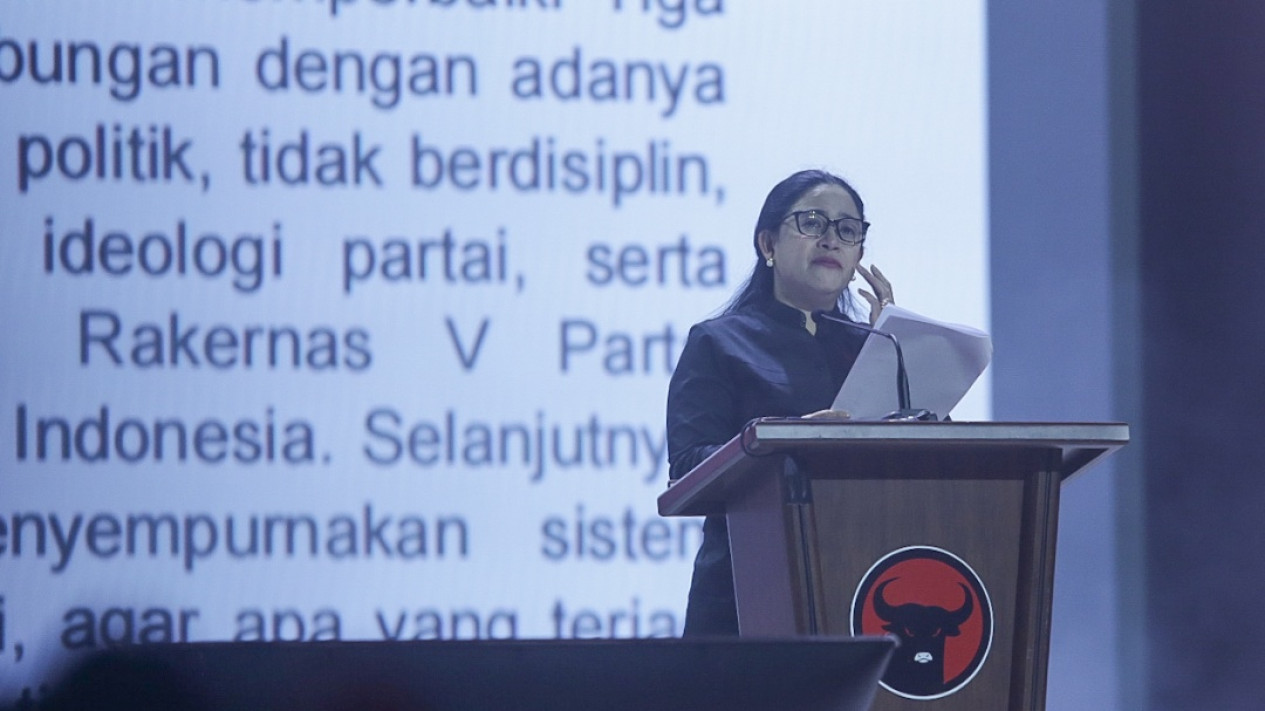 Pidato Puan Maharani dalam Rakernas V PDI Perjuangan
