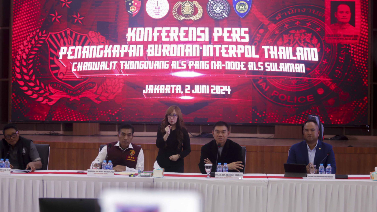 Mabes Polri Tangkap Buronan no 1 di Thailand