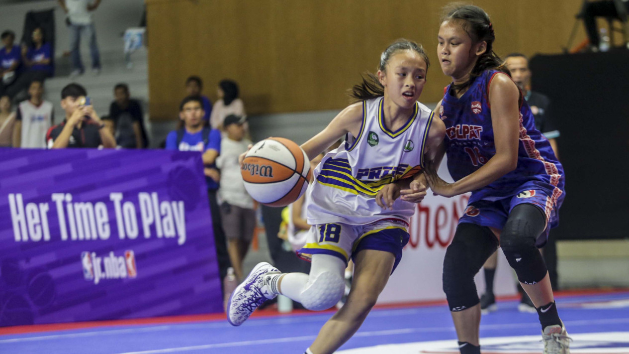 Pertandingan Jr. NBA 3v3 Finals di Jakarta