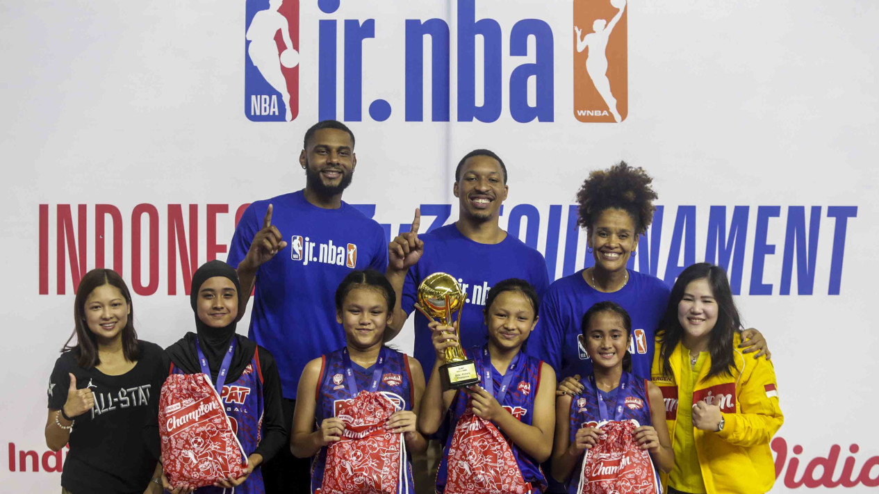 Pertandingan Jr. NBA 3v3 Finals di Jakarta