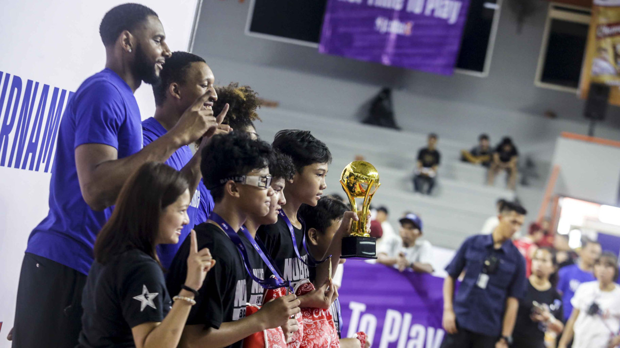 Pertandingan Jr. NBA 3v3 Finals di Jakarta