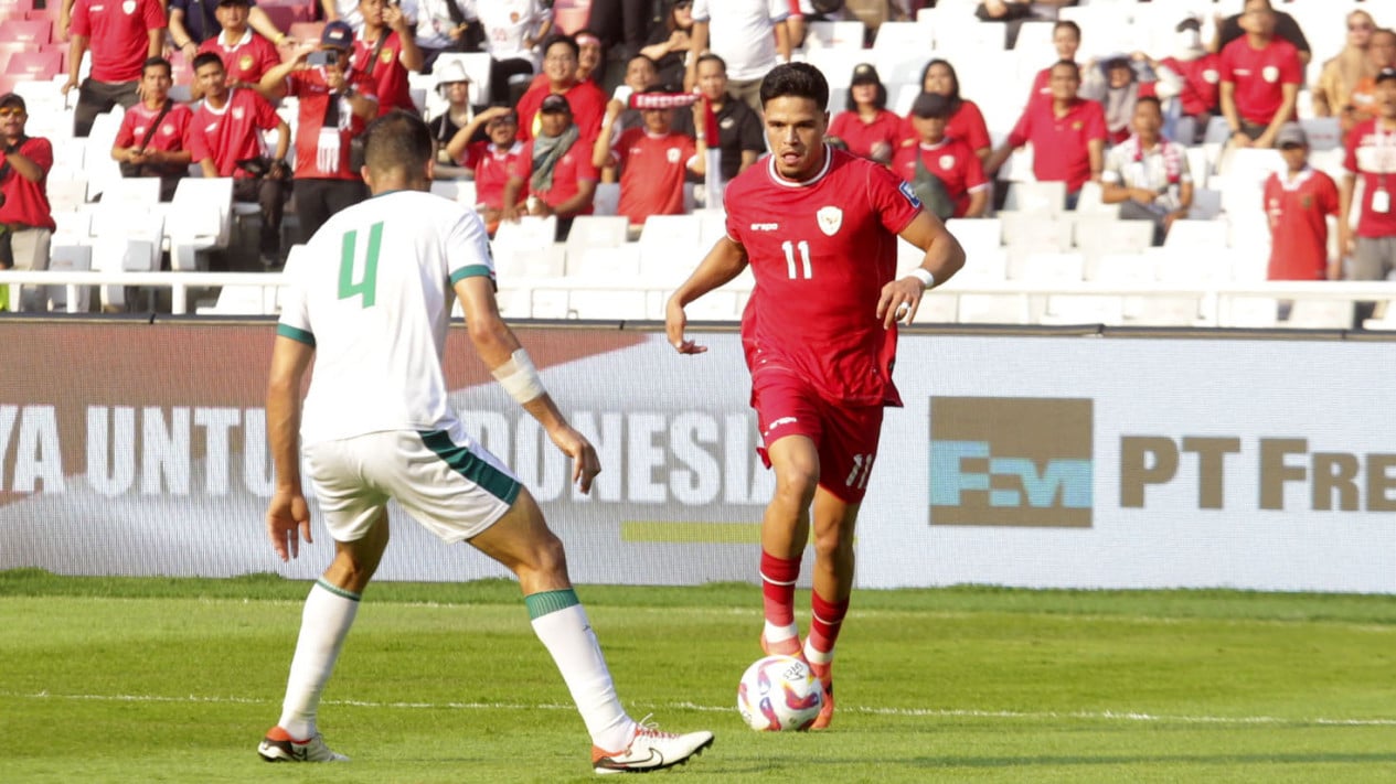 Kualifikasi Piala Dunia, Indonesia Kalah Dari Irak