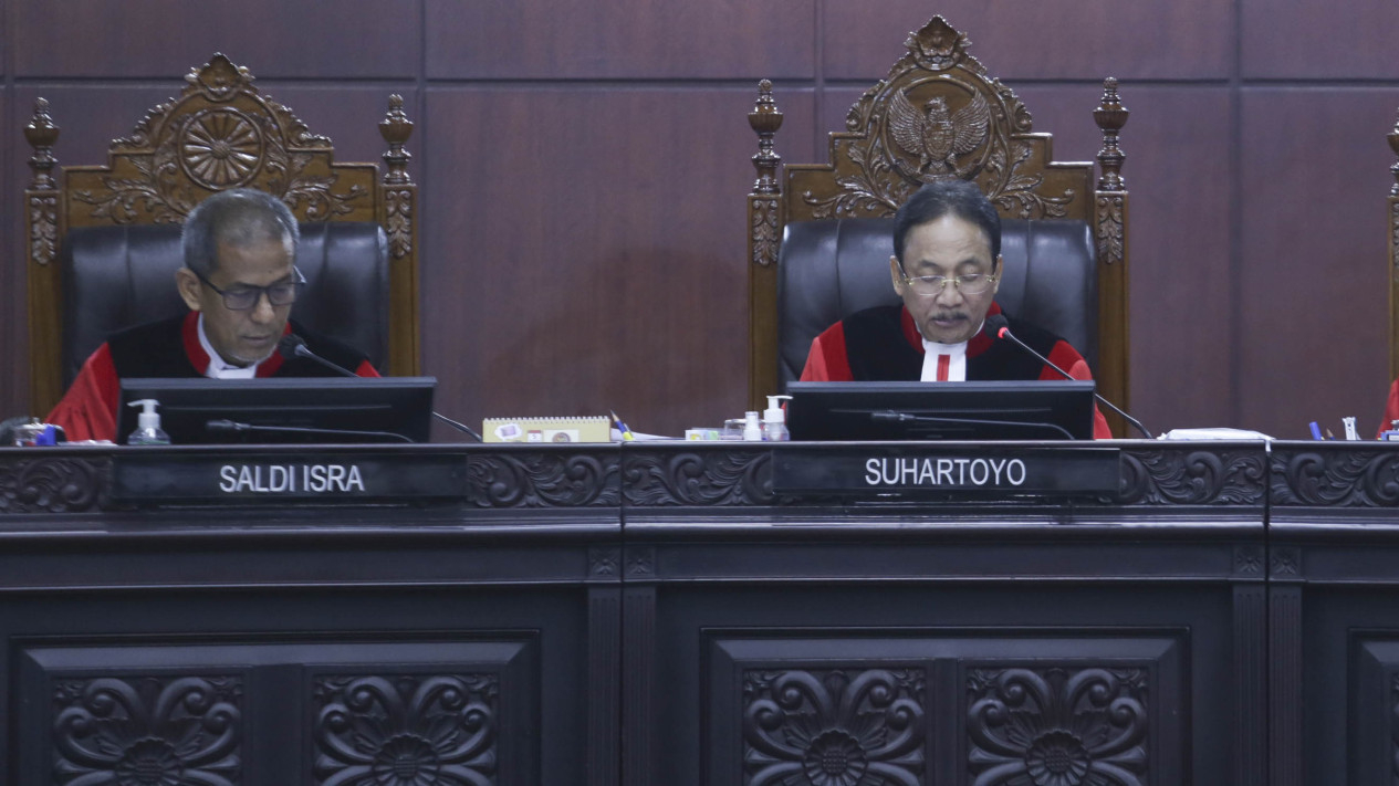 Pembacaan Putusan PHPU Pileg 2024
