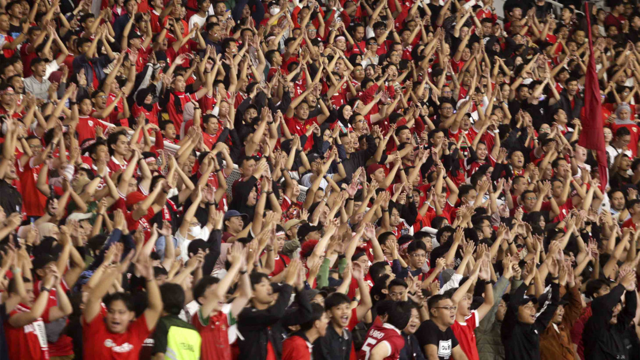 Solid, Penampakan Suporter Timnas Saat Hajar Filipina