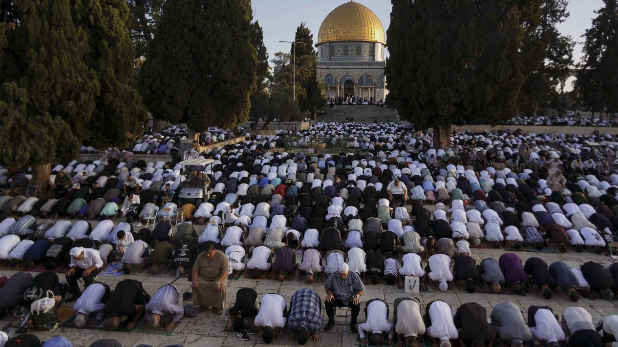 Warga Palestina Rayakan Idul Adha Ditengah Kebiadaban Israel