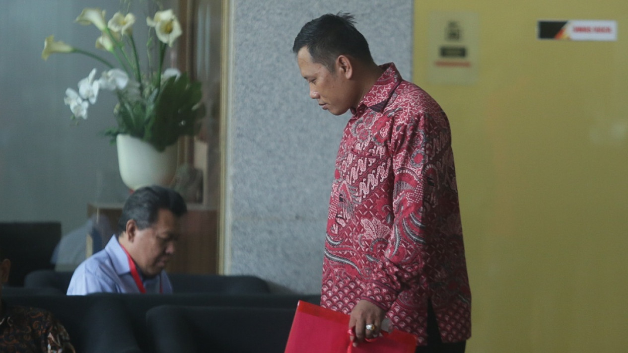 Kusnadi Staf Sekjen PDIP Hasto Penuhi Panggilan KPK