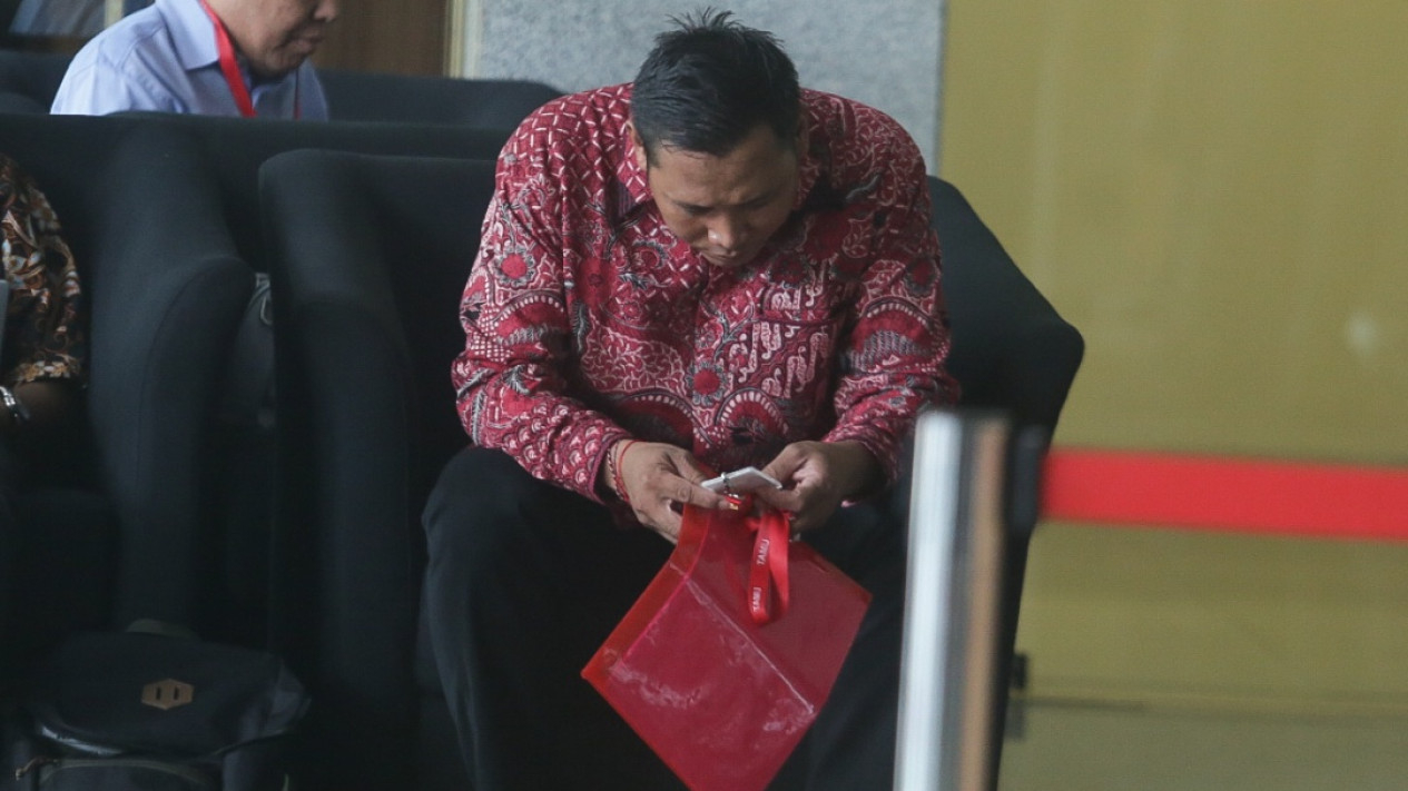 Kusnadi Staf Sekjen PDIP Hasto Penuhi Panggilan KPK