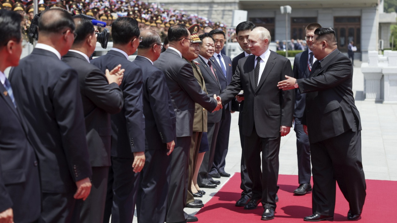 Pertemuan Vladimir Putin dan Kim Jong Un di Korea Utara