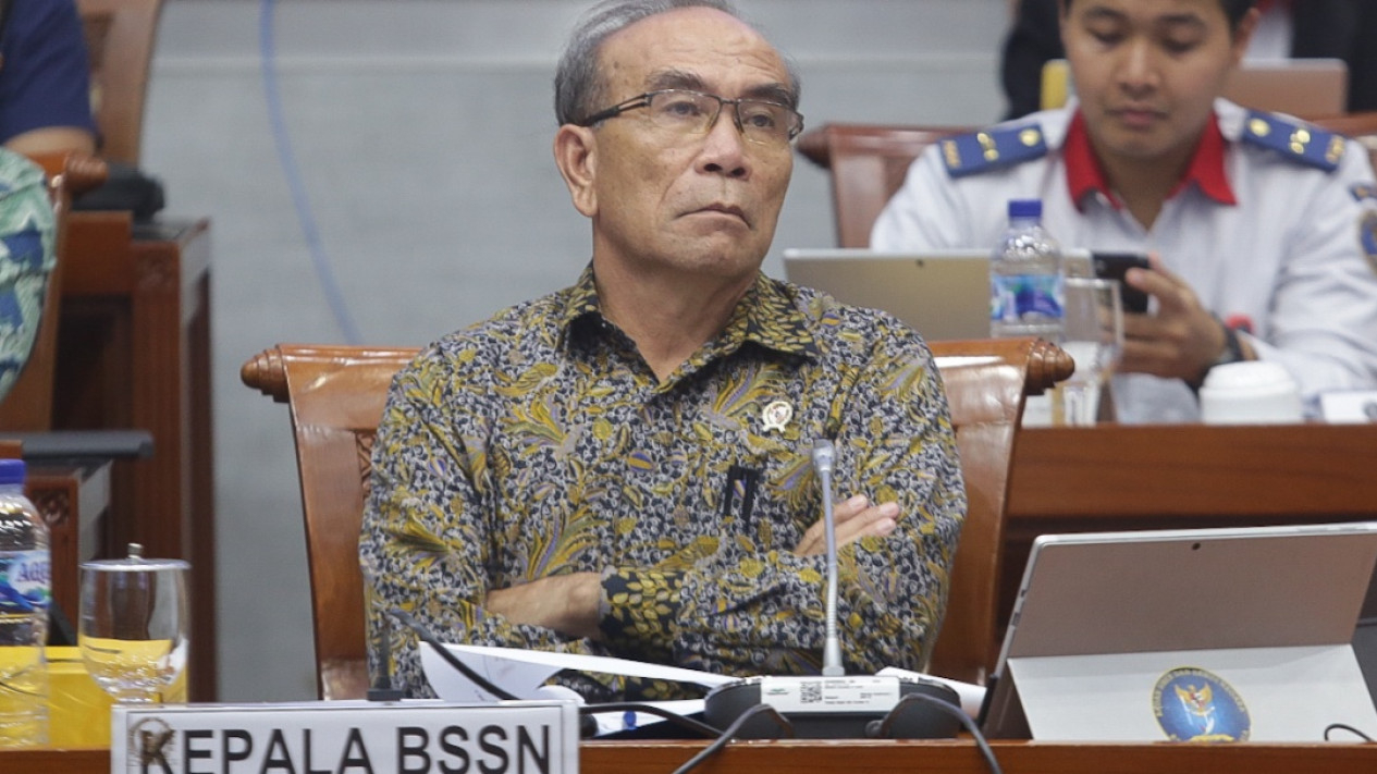 Kepala BSSN Raker dengan DPR Terkait Pusat Data Nasional
