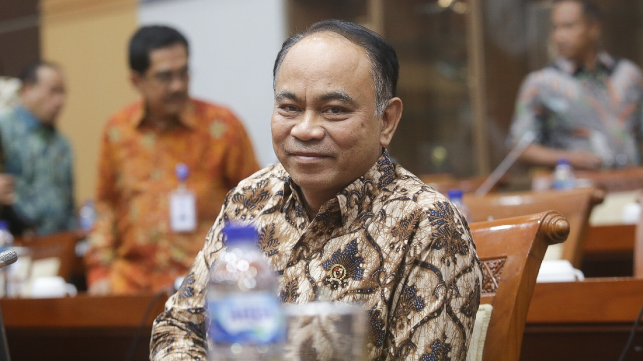 Menkominfo Budi Arie Setiadi Rapat Kerja dengan Komisi 1 DPR