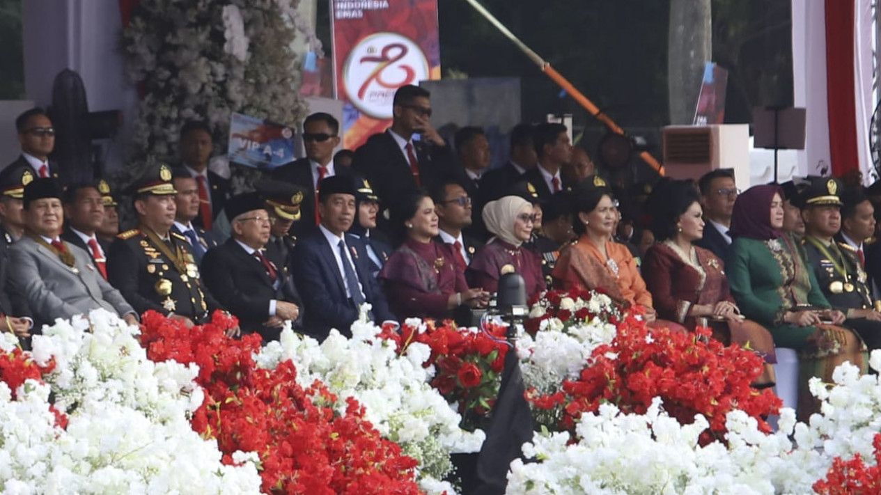 Presiden Jokowi Hadiri HUT Bhayangkara ke-78