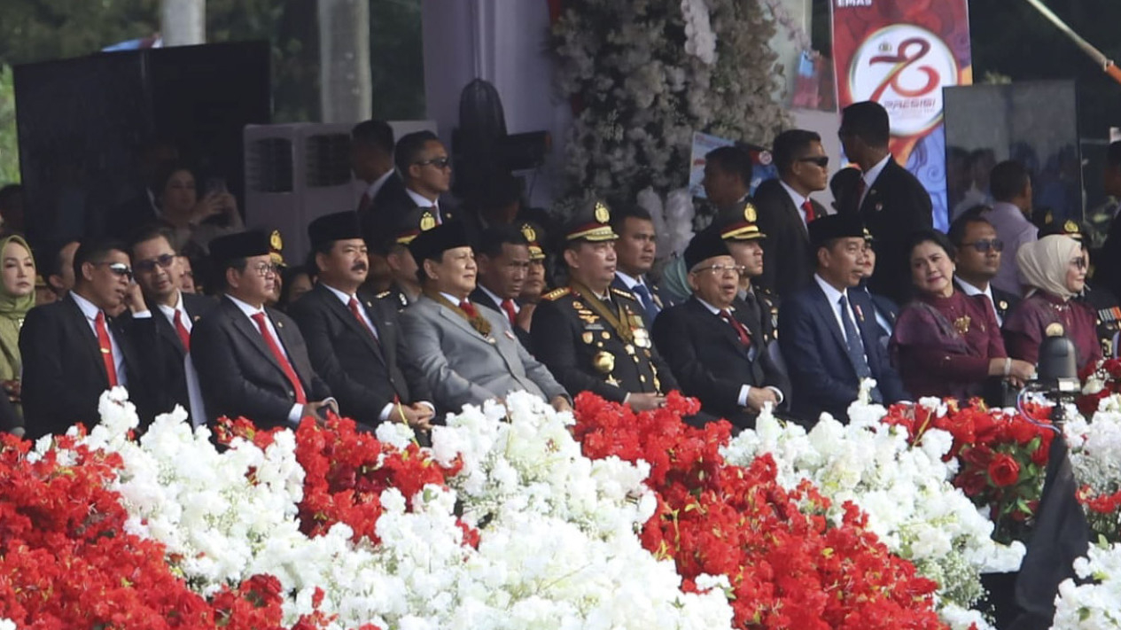 Presiden Jokowi Hadiri HUT Bhayangkara ke-78