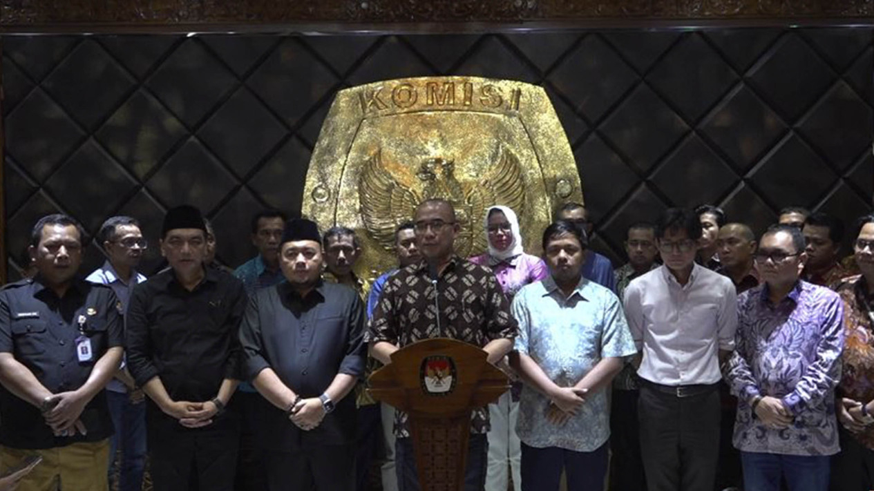 Konpers Ketua KPU Usai Putusan DKPP