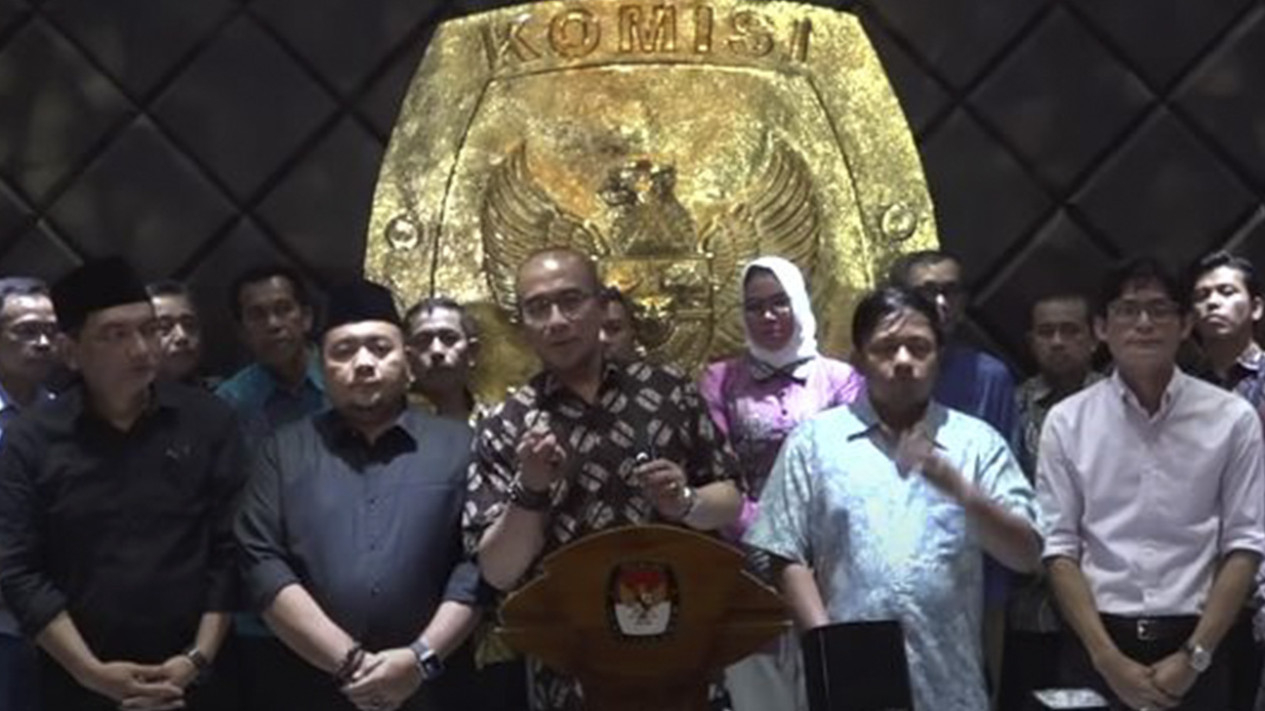 Konpers Ketua KPU Usai Putusan DKPP